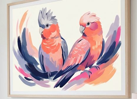 Galah pair