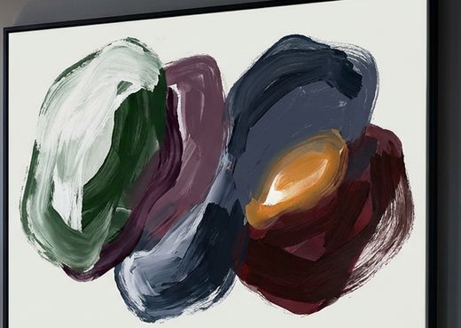 Moody organic abstract